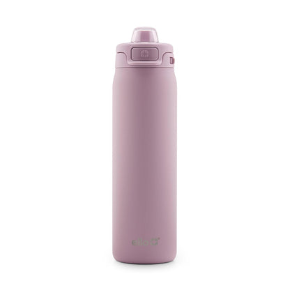 Ello Pop & Fill Botella de Agua de Acero Inoxidable - 22 Ounces - Mauve