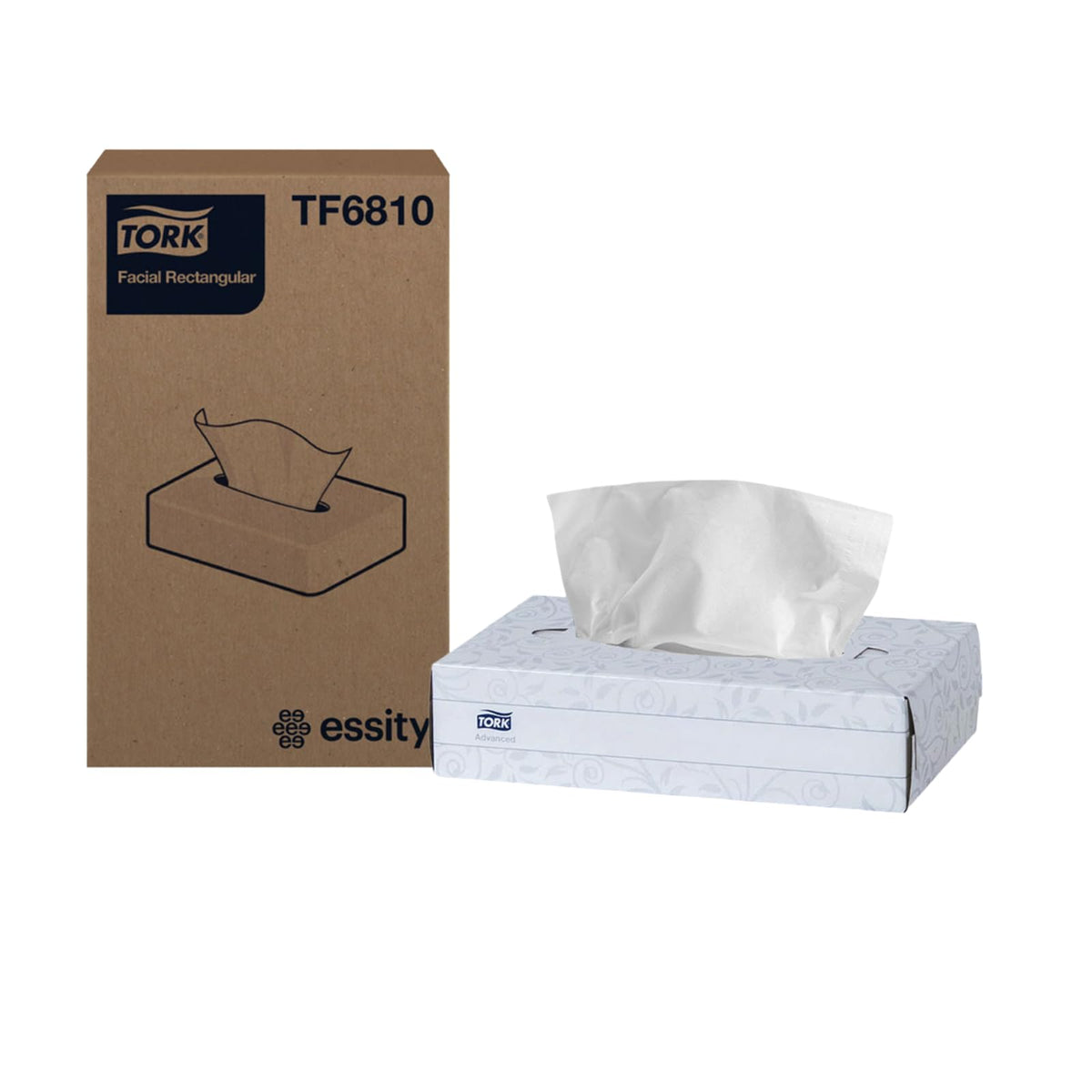 Tork Pañuelos Faciales Desechables Institucionales Sin Fragancia – Pañuelos para Consultorio Oficina y Recepción, 30 Cajas x 100 Pañuelos (3,000 Piezas) – Color Blanco
