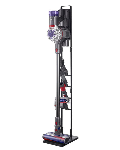 VEVOR Soporte de Aspiradora 1270 mm Compatible con Dyson V6 V7 V8 V10 V11 V15 Soporte Estable para Aspiradora con 4 Ganchos para Aspiradoras Verticales Dyson DC30 DC31 DC34 DC35 DC58 DC59 DC62 D74