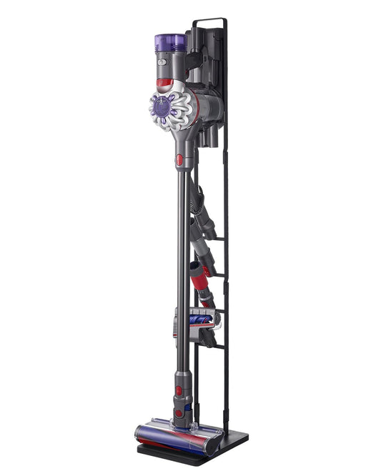 VEVOR Soporte de Aspiradora 1270 mm Compatible con Dyson V6 V7 V8 V10 V11 V15 Soporte Estable para Aspiradora con 4 Ganchos para Aspiradoras Verticales Dyson DC30 DC31 DC34 DC35 DC58 DC59 DC62 D74