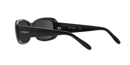 Vogue Eyewear anteojos de sol para mujer, marco de Havana oscuro, lentes degradadas café polar, 55 mm