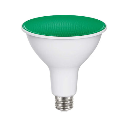 Tecnolite Foco PAR38 LED de Color, 13.5 W, Base E27, No Atenuable - Verde
