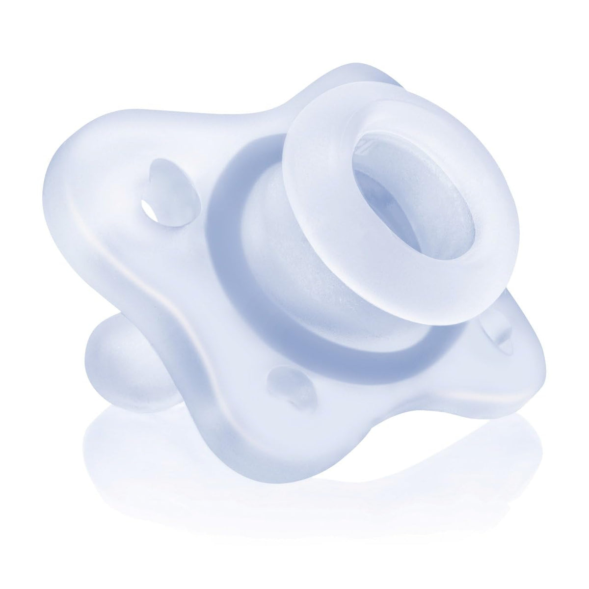 Chicco PhysioForma Chupón de Silicona 0-2 Meses, Apoyan la Respiración Fisiológica y Favorecen el Desarrollo Correcto de la Boca del Bebé, Pack 2 Piezas, Azul'