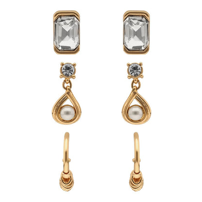 Anne Klein Aretes Dorado para Mujer