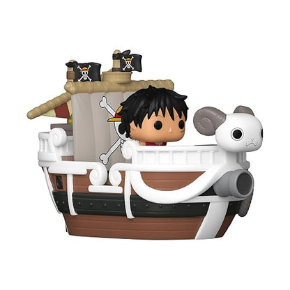 Funko Pop! Rides: One Piece - Going Merry with Luffy Bitty Pop! | Mercancía Oficial - Juguete Coleccionable - Idea de Regalo de Cumpleaños para Fans y Coleccionistas