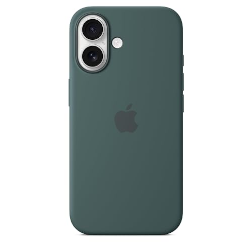 Apple Funda de silicón con MagSafe para el iPhone 16 - Verde Lago ​​​​​​​