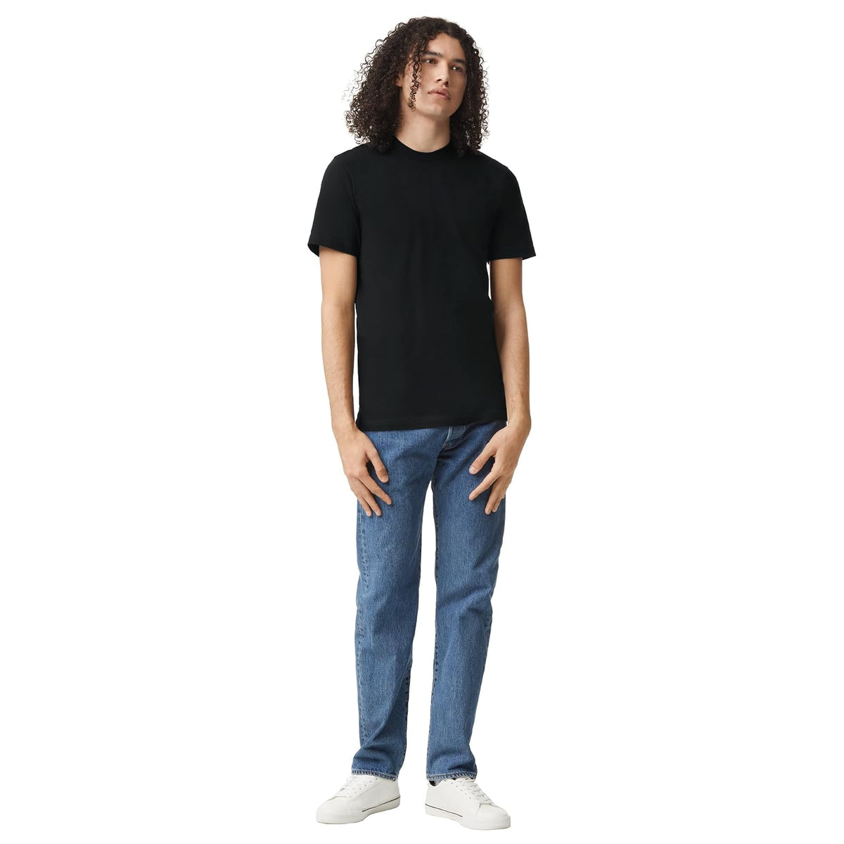 American Apparel Fine Jersey Crewneck Short Sleeve T-Shirt, 2-Pack CamisetaUnisex Adulto