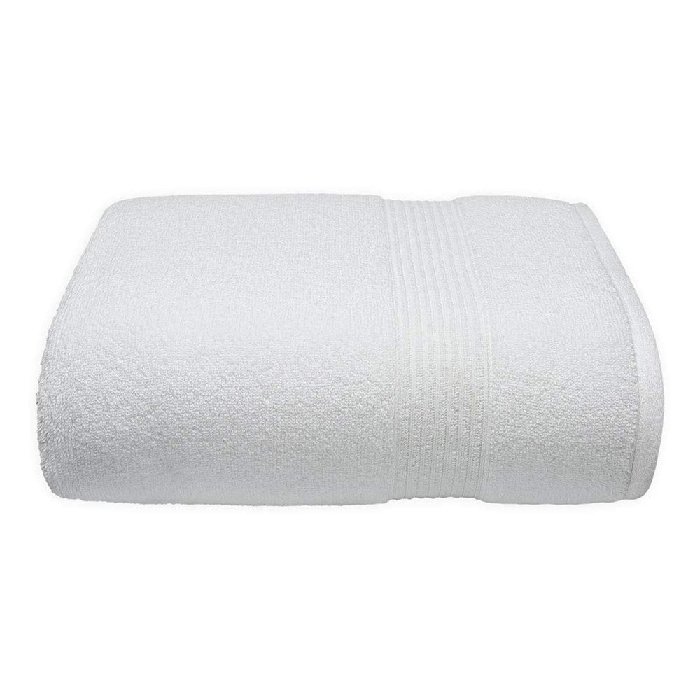 Nautica, Toalla Medio Baño 100% Algodón, Color Blanco, Montford.
