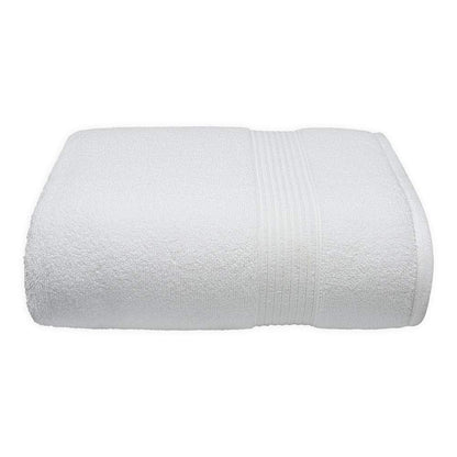 Nautica, Toalla Medio Baño 100% Algodón, Color Blanco, Montford.