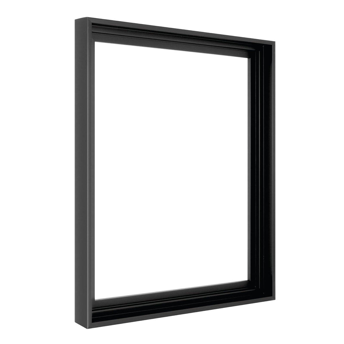 MCS Marco Flotante para Lienzo, Acabado Natural - Negro - 16x20 - Deep - Marco profundo