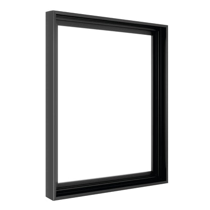 MCS Marco Flotante para Lienzo, Acabado Natural - Negro - 16x20 - Deep - Marco profundo