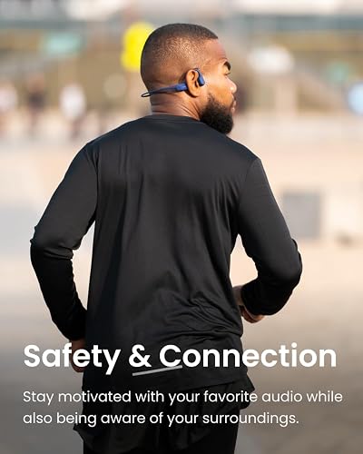 SHOKZ Audífonos de Conducción Ósea Openrun (S803BL) Bluetooth - Azul
