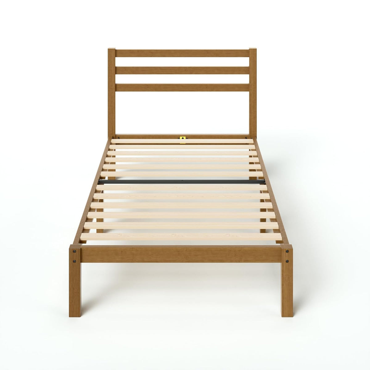 Zinus Leah Estructura de Cama de bambú con cabecero, sin somier, fácil Montaje.