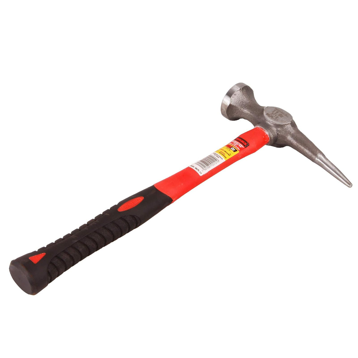 Mikel's MLPL-11 Martillo para Laminero Desabollador Punta Larga, Mango de Fibra de Vidrio, 11 Oz