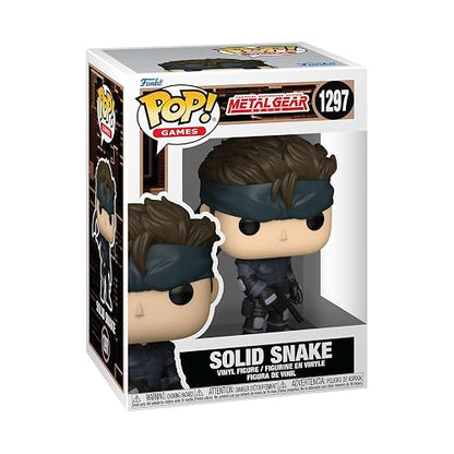 Funko Pop! Games: Metal Gear Solid - Solid Snake | Mercancía Oficial - Figura de Vinilo Coleccionable para Decoración - Regalo de Cumpleaños para Fans
