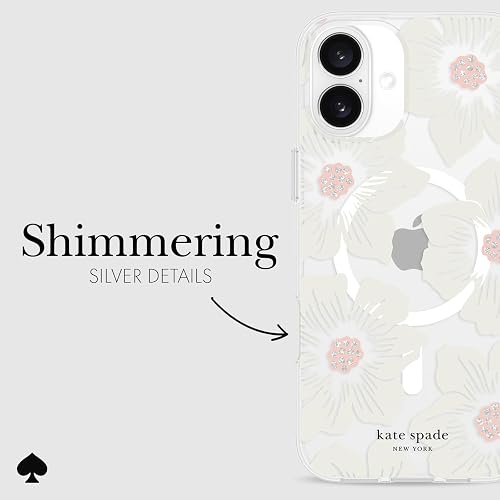 Kate Spade New York - Funda para iPhone 16 Plus, diseño de Flores