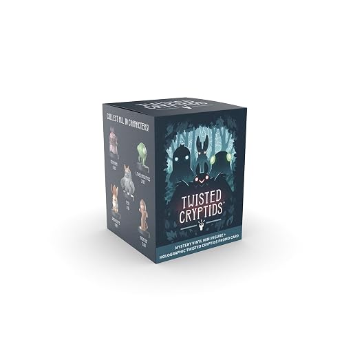 Unstable Games Twisted Cryptids - Mini Caja de ciegas de Vinilo, Incluye una Tarjeta Promocional jugable, Bonita Caja misteriosa de Figura Adorable