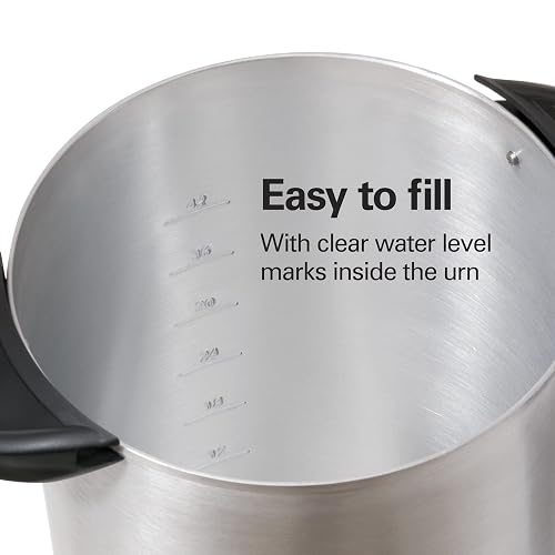 Hamilton Beach 40519 Urna de Café, 45 Tazas, Acero Inoxidable