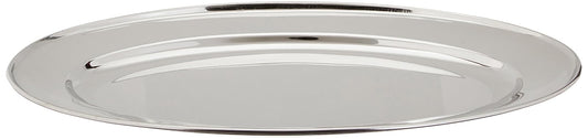 Winco OPL-16 Stainless Steel Oval Platter, 16-Inch by 10.25-Inch
