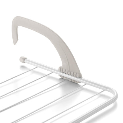 RAYEN | Tendedero Plegable 4 m de Acero | Secador de Ropa Compacto y Resistente | Diseño Ahorrador de Espacio para Interior o Exterior | Color: Blanco | Mod. 23.02