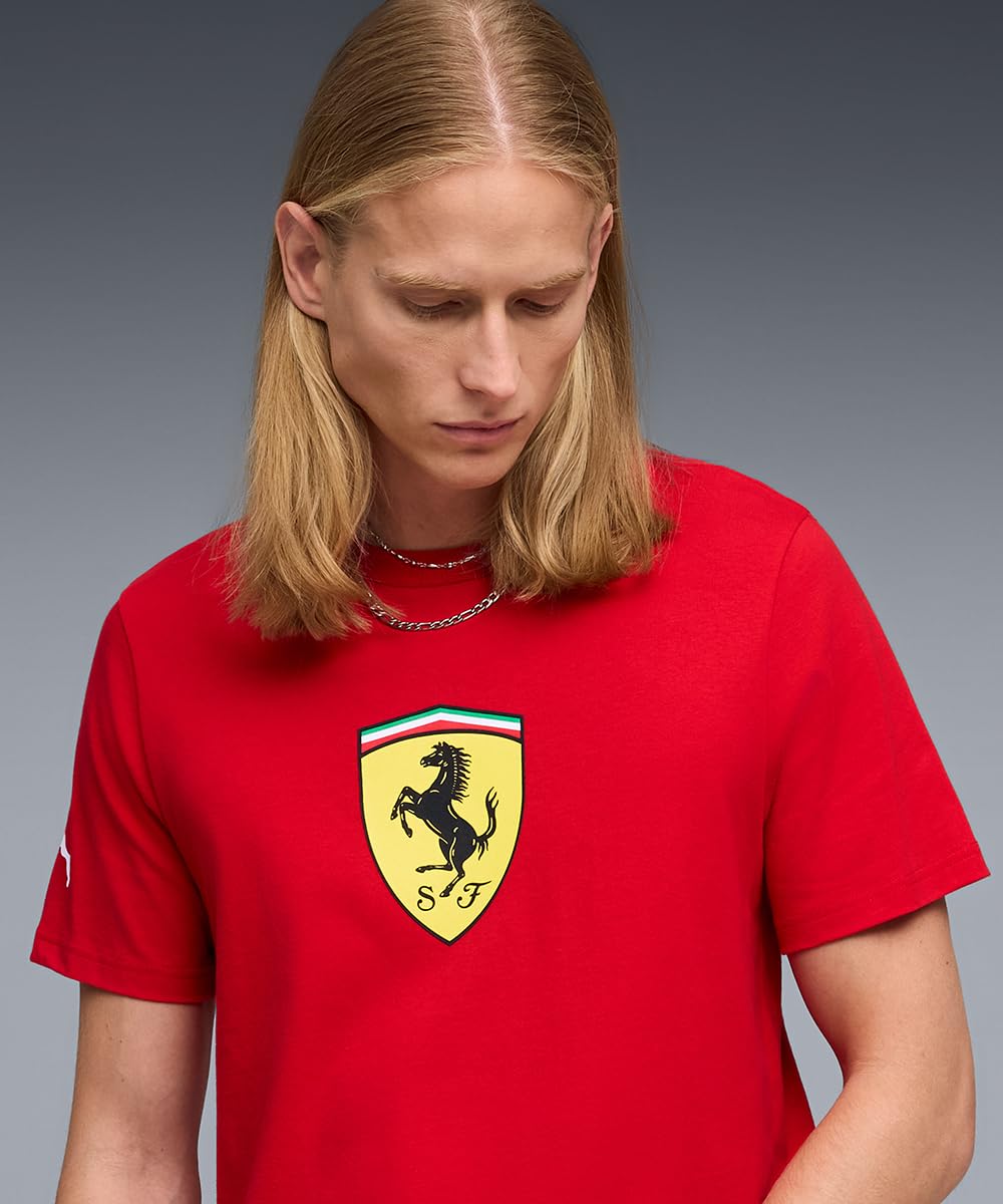 Puma Ferrari Colored Shield tee Tees Hombre