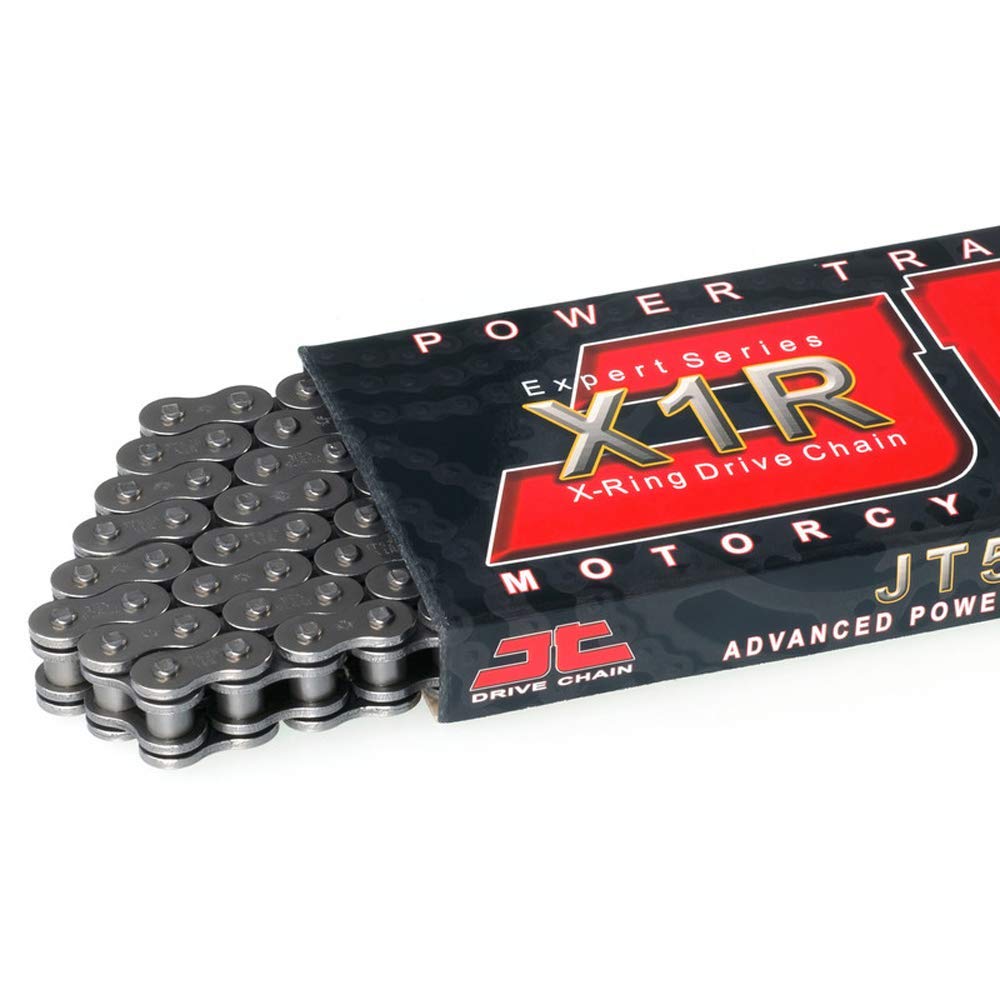 JT Cadena de Transmisión 525 X1R3 120 Eslabones Acero Negro