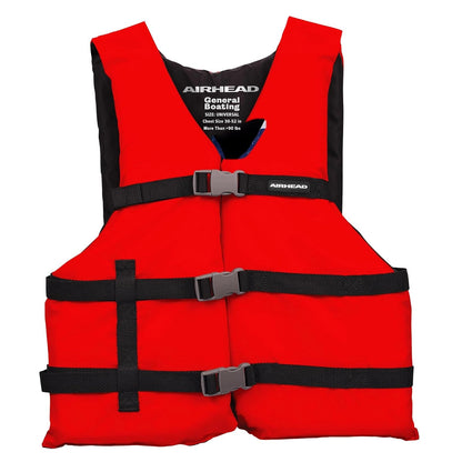 AIRHEAD General All Purpose Life Jacket, US Coast Guard Approved Type III Life Vest, Perfect for Boating and Personal Watercraft Use