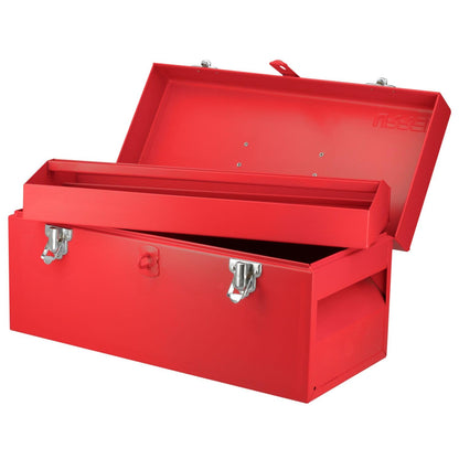 Urrea D3 Caja portaherramientas metálica color rojo 16" x 7" x 7"