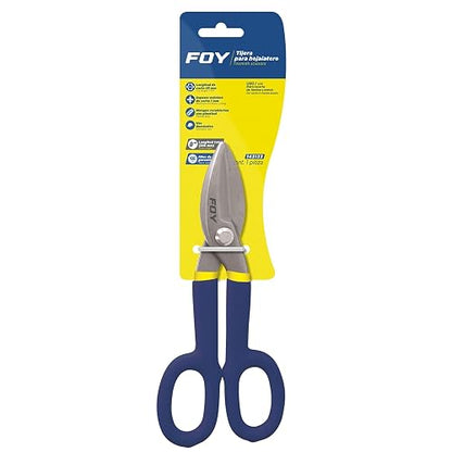 Foy 143133 Tijeras para hojalatero con mango rubber grip 8"
