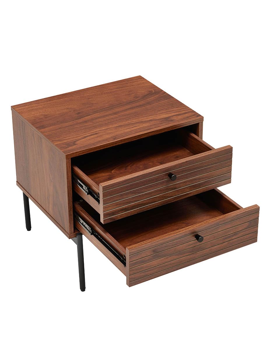 Buró Mobica Xoco de Chapa de Roble con 2 cajones, diseño Funcional y Elegante, 50 cm