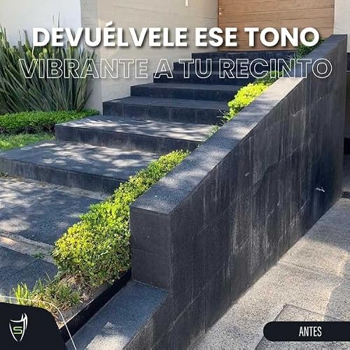 776 SSBLS BLACK SATINADO Protector e intensificador para piedras negras, agregando un tono intenso húmedo. Ideal para recinto, tikul, granito negro flameado y slate. 4 Litros