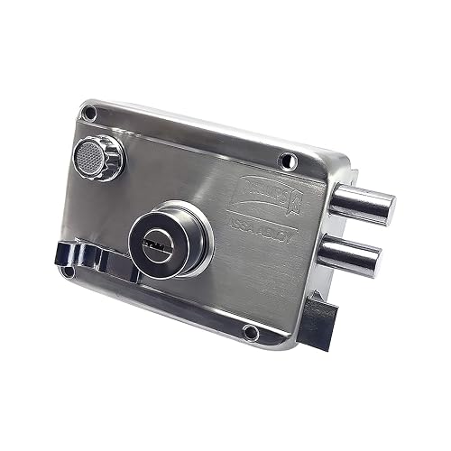 Phillips Cerradura de Sobreponer HS 4100 Insta Fácil Derecha Acero Inoxidable