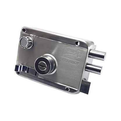 Phillips Cerradura de Sobreponer HS 4100 Insta Fácil Derecha Acero Inoxidable