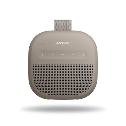 Bose SoundLink - Altavoz Bluetooth Micro portátil, Altavoz inalámbrico para Exteriores, hasta 12 Horas de duración de la batería, Impermeable y a Prueba de Polvo, Piedra Arenisca - Edición Limitada