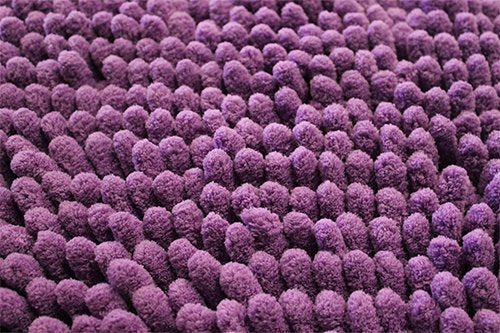 DIB TSC050-1000/103 Tapete de Baño, Shaggy Coral, 50X80 cm, Color Purple