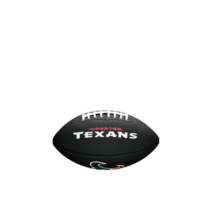 Wilson NFL Team Alliance Mini Balón de Fútbol Americano - Texanos de Houston - Mini - Negro