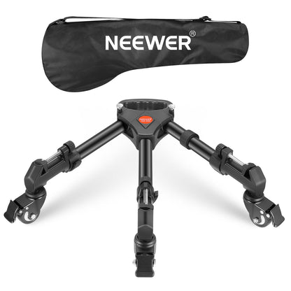 Neewer Fotografía Professional Heavy Duty Trípode Dolly con Ruedas de Goma y Patas Ajustables para Cámaras DSLR Iluminación de Video Fotográfico