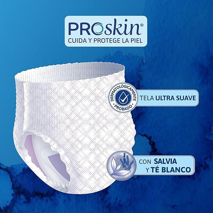 TENA Pants Nocturno Talla L, Ropa interior desechable, 60 piezas