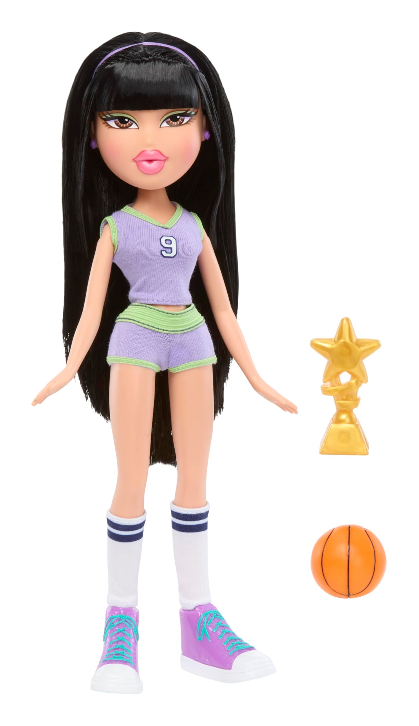 Bratz Play Sportz Jade Muñeca de Moda con Accesorios, Baloncesto