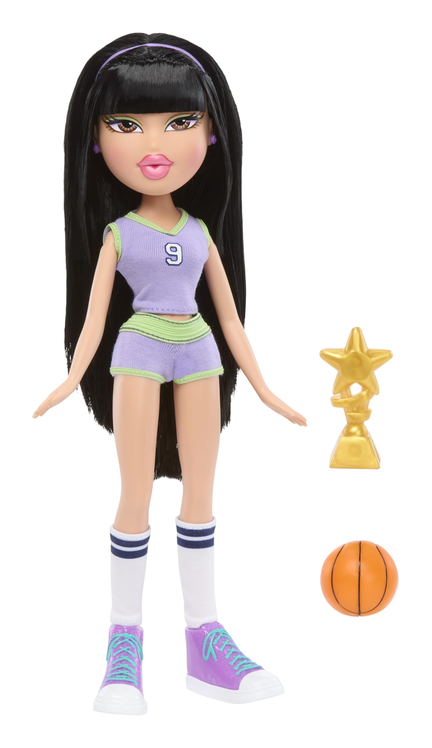 Bratz Play Sportz Jade Muñeca de Moda con Accesorios, Baloncesto