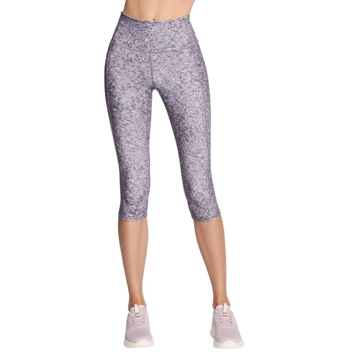 Skechers Pantalón de Yoga Walk Go Flex de Cintura Alta a Media Pantorrilla para Mujer