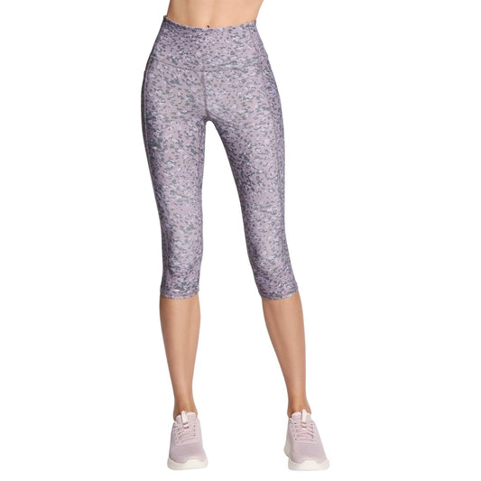 Skechers Pantalón de Yoga Walk Go Flex de Cintura Alta a Media Pantorrilla para Mujer