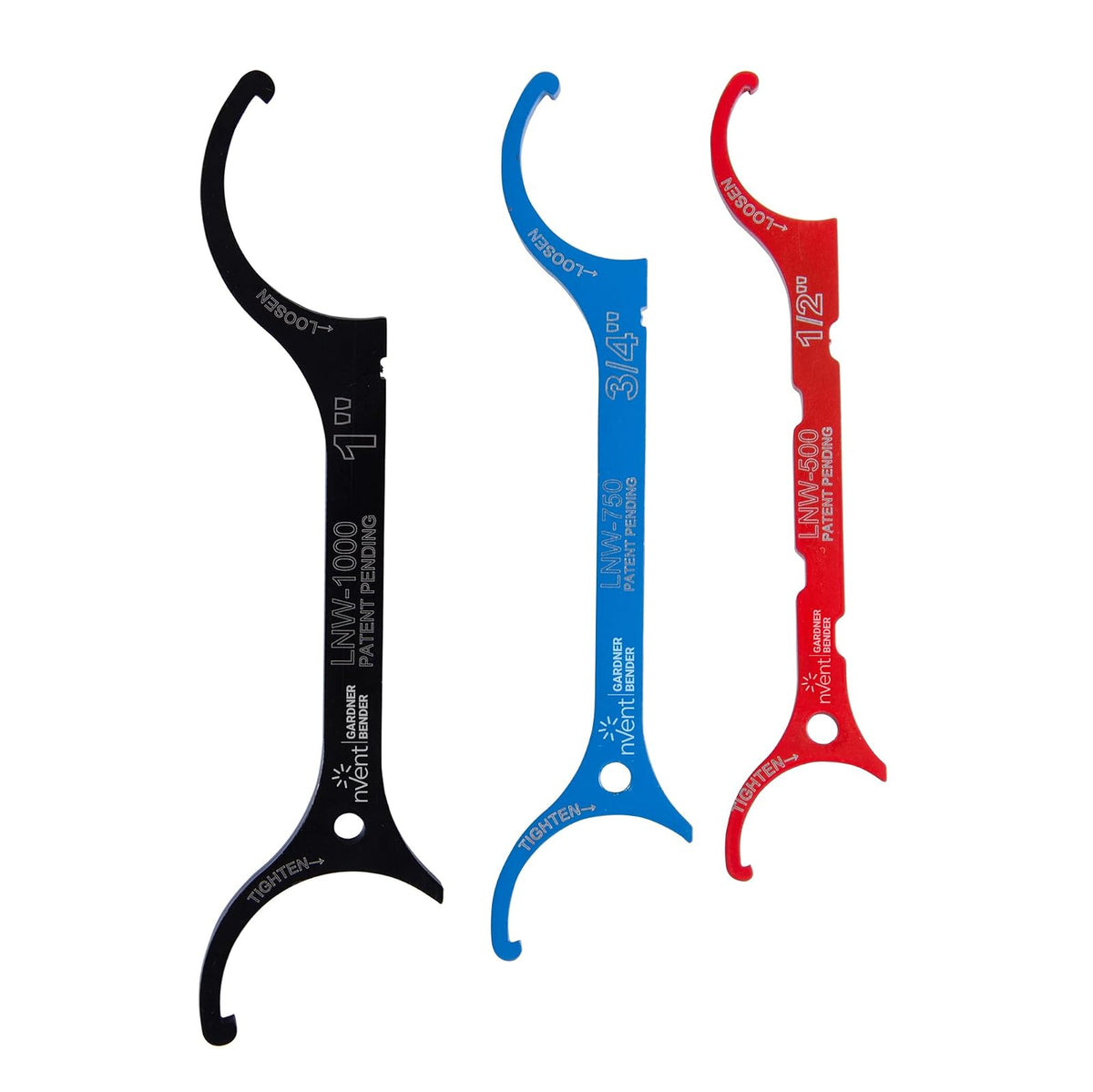 Gardner Bender LNW-3PC LNW llave de contratuerca, surtido | Para tuercas de bloqueo UL de 0.5 pulgadas, 0.75 pulgadas y 1 pulgada, construcción de acero fino (anteriormente: Gardner