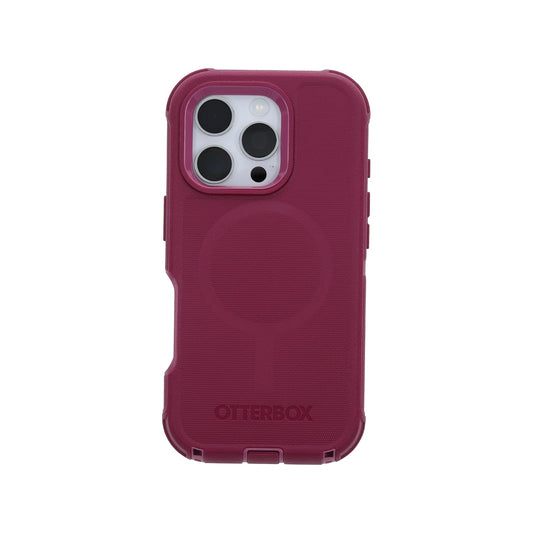 OtterBox - Funda para iPhone 16 Pro Defender Series - Foxberry Pink