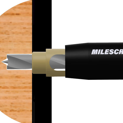 Milescraft 2312 - PinBit de estante de 5 mm, para perforación de agujeros de pasador