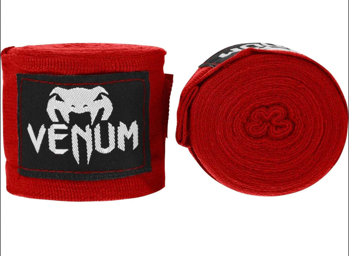 Venum Kontact Vendas de Boxeo - 180 inch - Rojo