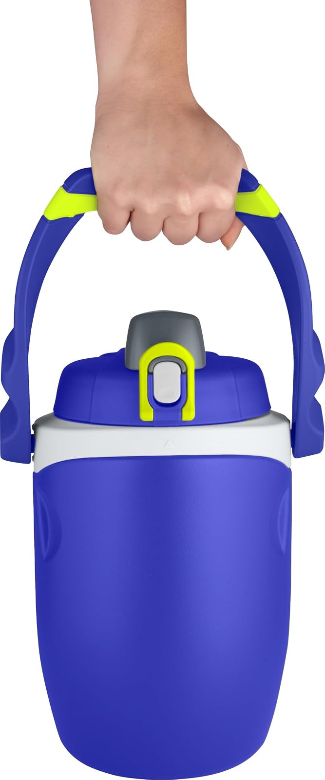 Thermos Botella para hidratación, aislada con espuma, Azul, 1