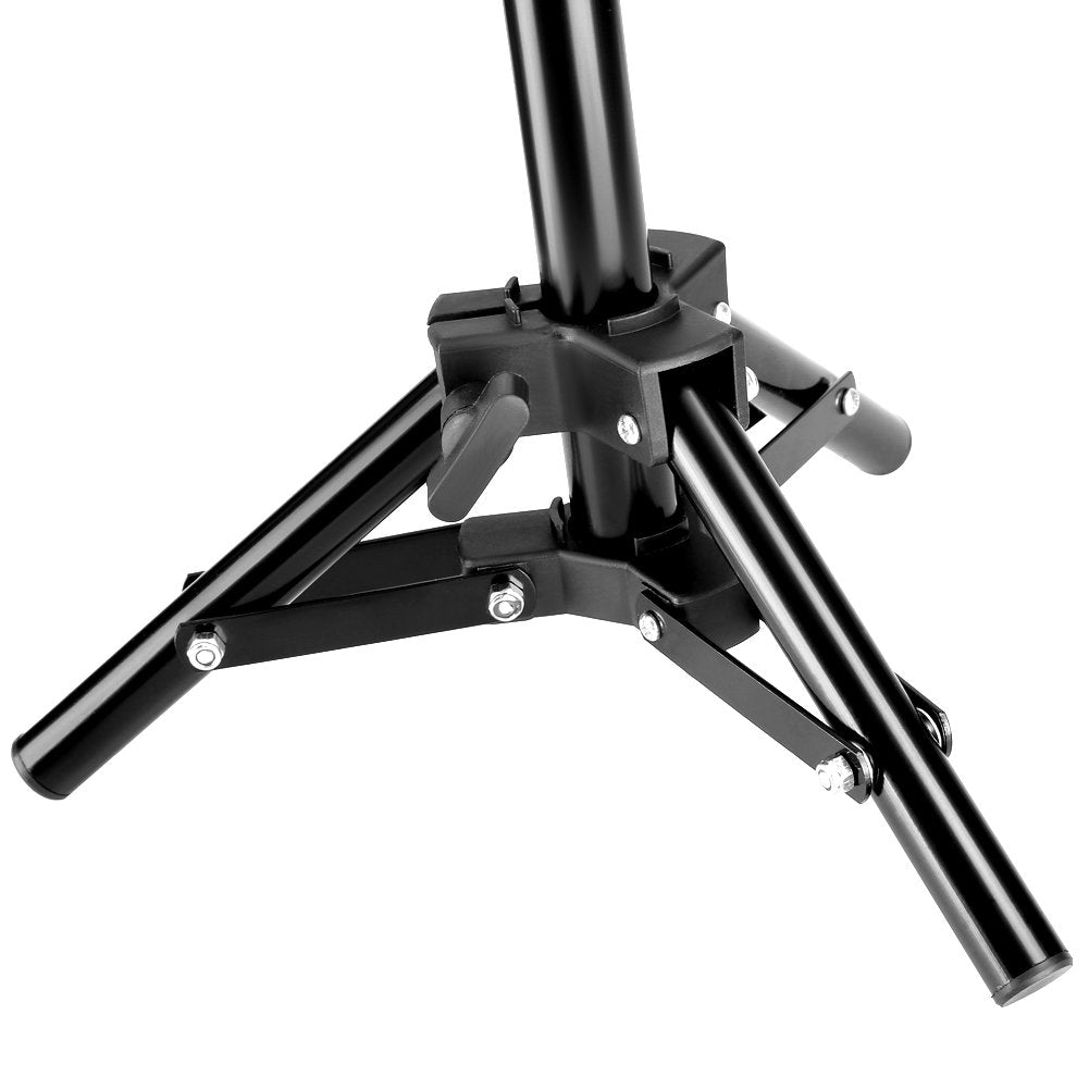 Neewer Mini Soporte de Luz de Aluminio Fotografía Estudio con 32 Pulgadas/80 Centímetros Alta Máxima para Relfector, Softbox, Luz, Sombrilla, Fondo(Negro)
