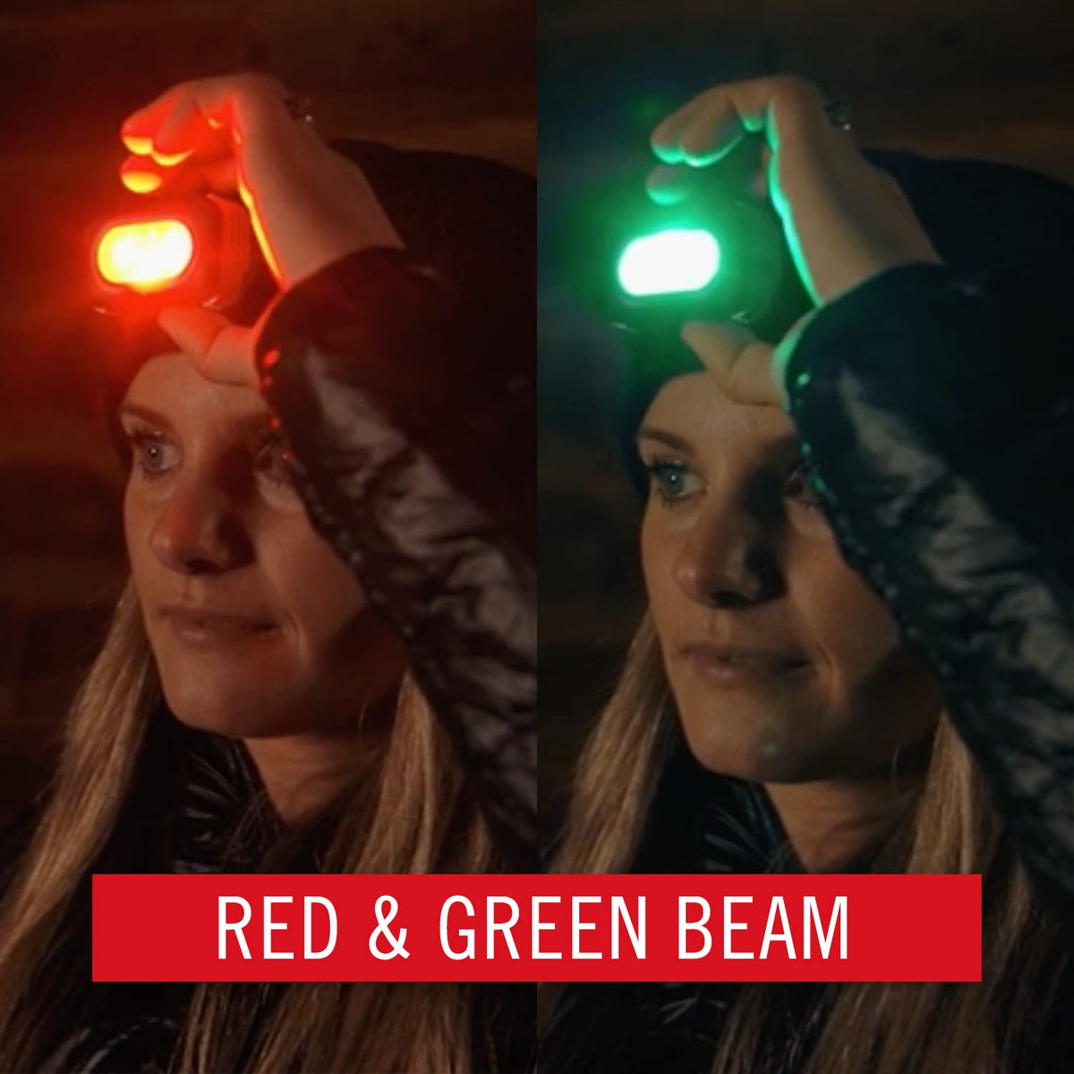 Coast RL20R 1000 lúmenes LED tricolor recargable con luces de inundación y punto, control de luz variable, enfoque fijo, ultra correa, modos rojo/verde