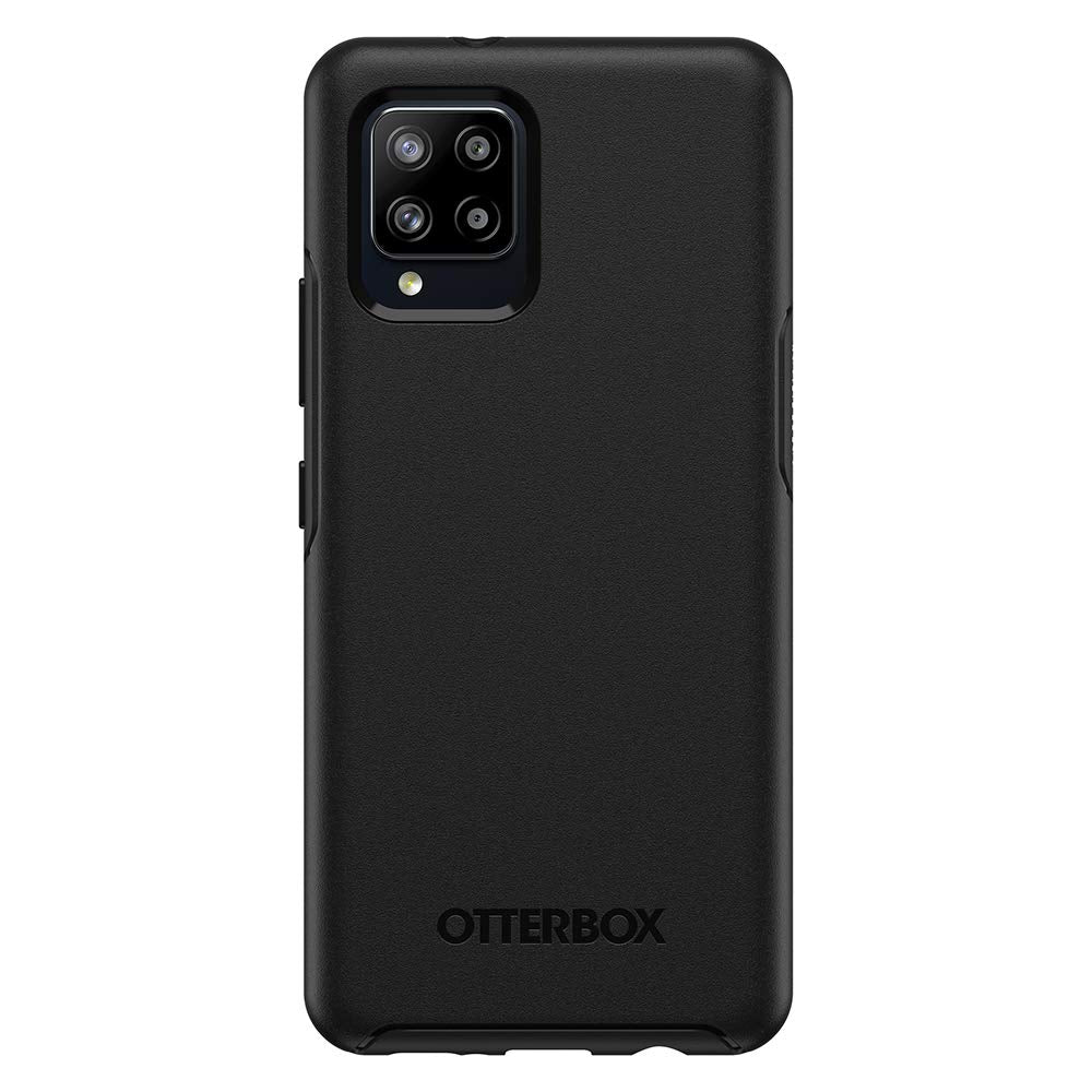OtterBox - Funda para Galaxy A42 5G Symmetry Series - Negro, Ultra Elegante, Compatible con Carga inalámbrica, Bordes elevados Que protegen la cámara y la visualización
